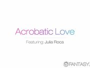 FantasyHD - Fit Julia Roca intenta sexo yoga