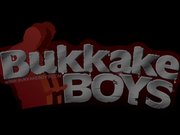 Bukkake nio toma dos pollas en el culo