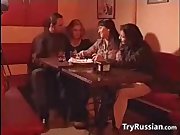 Amigos rusa en un Foursome
